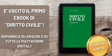 E’ USCITO IL PRIMO EBOOK DI DIRITTO CIVILE – Cronopercorsi a cura di Giulio Bacosi